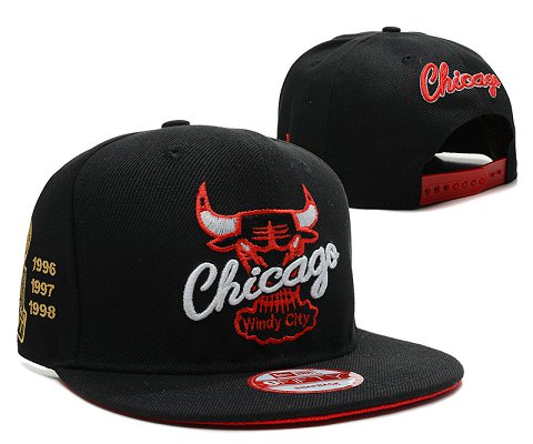 Chicago Bulls NBA Snapback Hat SD33